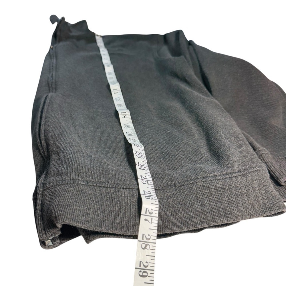 LL Bean Gray Zip Cardigan Jacket Mens XL Cotton Mock Neck Office Neutral Classic - Picture 8 of 11